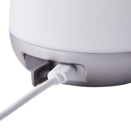 Brilliant - LED Stmívatelná venkovní stolní lampa GEMMA LED/1,9W/5V IP44 bílá
