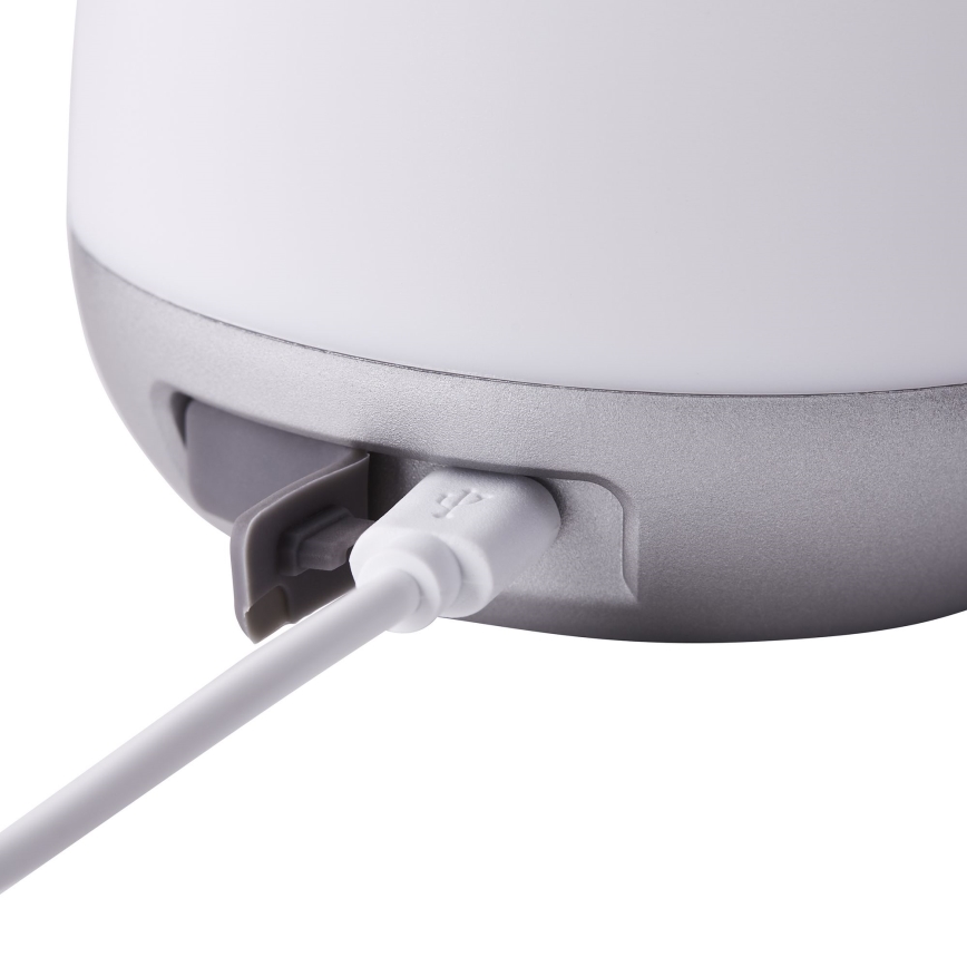 Brilliant - LED Stmívatelná venkovní stolní lampa GEMMA LED/1,9W/5V IP44 bílá