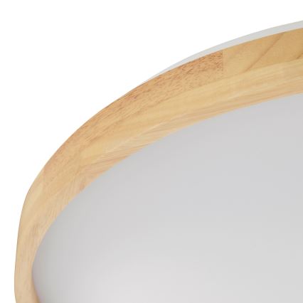 Brilliant - LED Stmívatelné stropní svítidlo ALSON LED/21W/230V 3000-6500K pr. 49,5 cm kaučukovník + dálkové ovládání