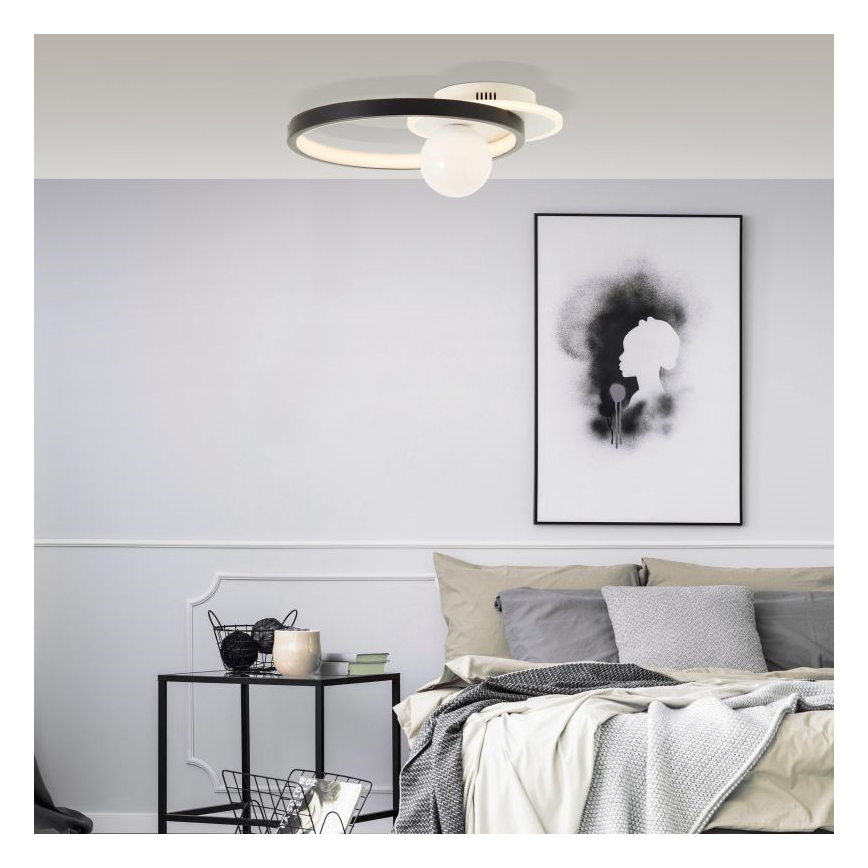 Brilliant - LED Stmívatelné stropní svítidlo ATLANTA LED/24W/230V černá/bílá