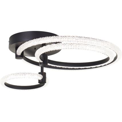 Brilliant - LED Stmívatelné stropní svítidlo AYDIN LED/34W/230V 3000-6500K černá + dálkové ovládání