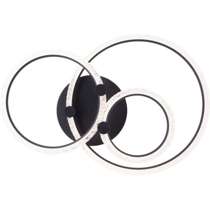 Brilliant - LED Stmívatelné stropní svítidlo AYDIN LED/34W/230V 3000-6500K černá + dálkové ovládání