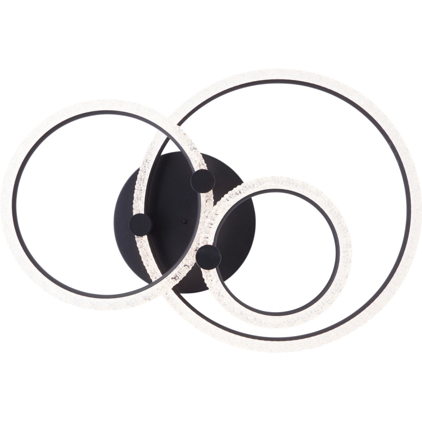 Brilliant - LED Stmívatelné stropní svítidlo AYDIN LED/34W/230V 3000-6500K černá + dálkové ovládání