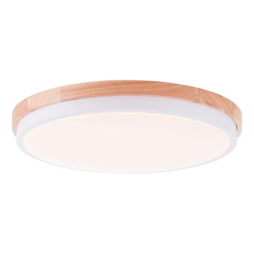 Brilliant - LED Stmívatelné stropní svítidlo BAARLO LED/24W/230V pr. 35 cm bílá/gumovník - FSC certifikováno