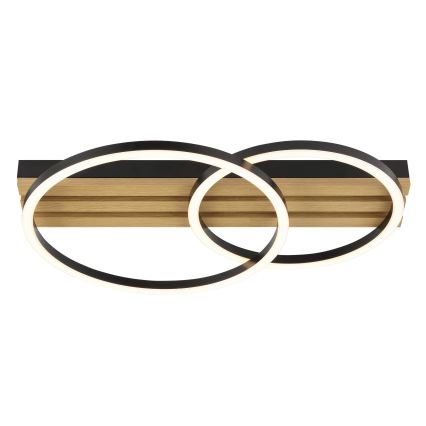 Brilliant - LED Stmívatelné stropní svítidlo CALMA LED/21W/230V černá