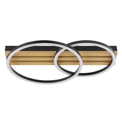 Brilliant - LED Stmívatelné stropní svítidlo CALMA LED/21W/230V černá