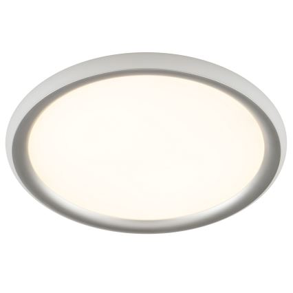 Brilliant - LED Stmívatelné stropní svítidlo CARLOZ LED/16W/230V pr. 30 cm bílá/ šedá