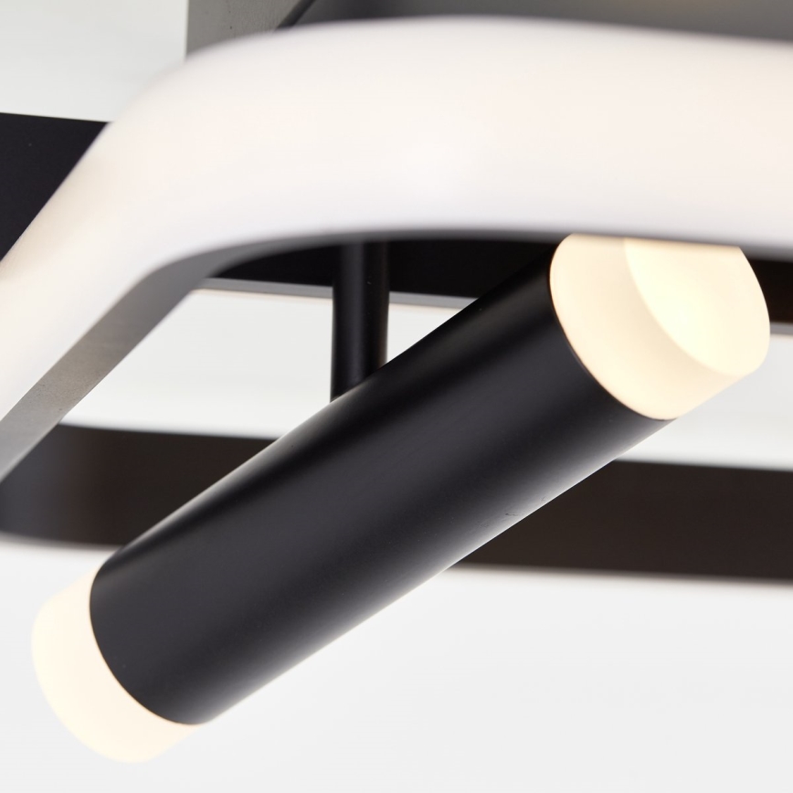 Brilliant - LED Stmívatelné stropní svítidlo DALIDA LED/54W/230V 3000-6500K 45,2x66 cm černá + dálkové ovládání