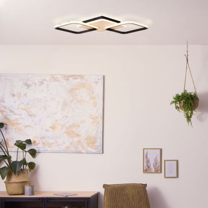 Brilliant - LED Stmívatelné stropní svítidlo DENNET LED/40W/230V 3000K 62x62 cm