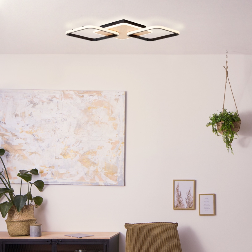 Brilliant - LED Stmívatelné stropní svítidlo DENNET LED/40W/230V 3000K 62x62 cm