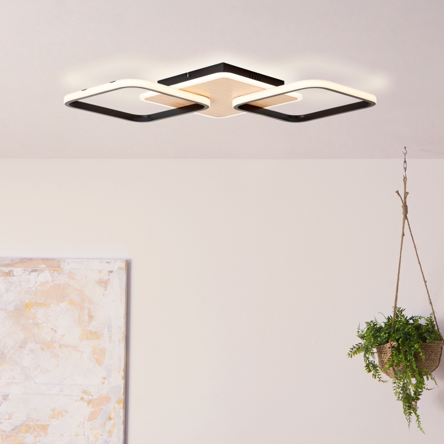 Brilliant - LED Stmívatelné stropní svítidlo DENNET LED/40W/230V 3000K 62x62 cm
