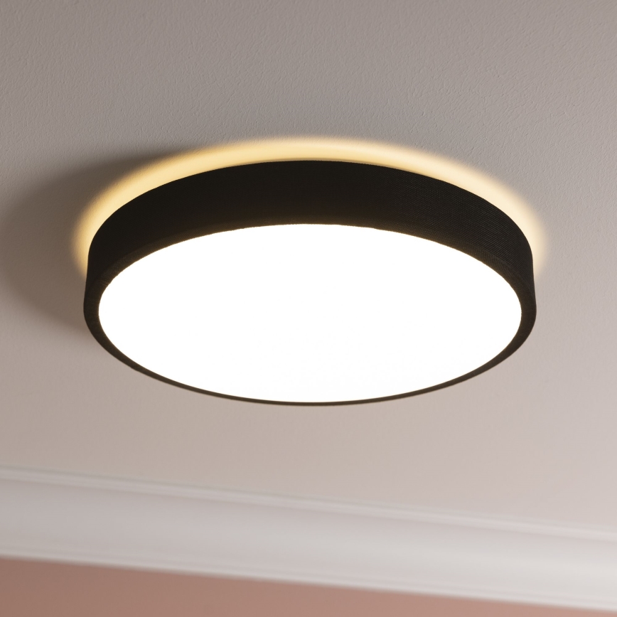 Brilliant - LED Stmívatelné stropní svítidlo FILIZ LED/24W/230V pr. 38,5 cm černá