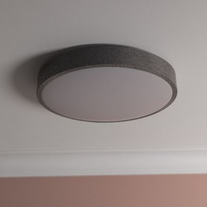 Brilliant - LED Stmívatelné stropní svítidlo FILIZ LED/24W/230V pr. 38,5 cm šedá