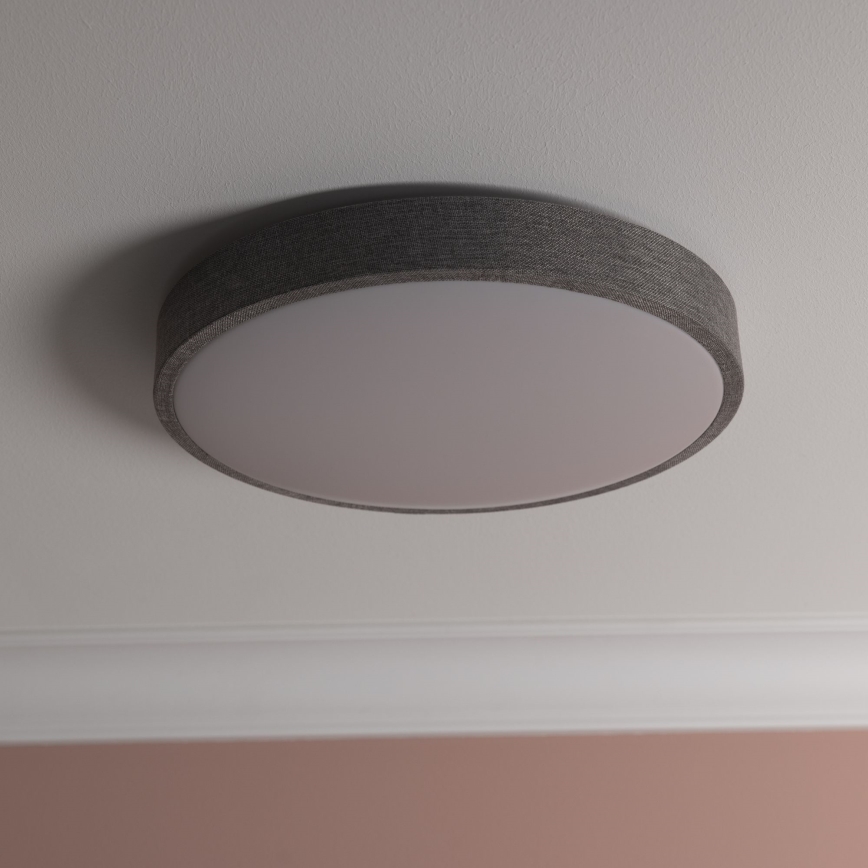 Brilliant - LED Stmívatelné stropní svítidlo FILIZ LED/24W/230V pr. 38,5 cm šedá
