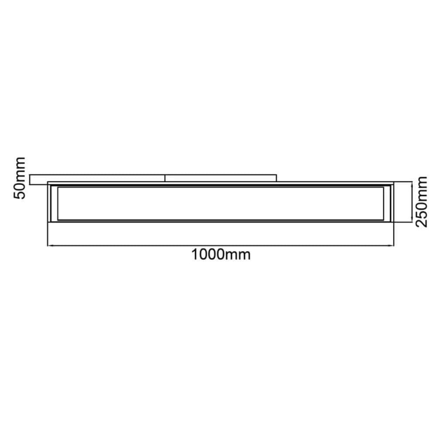 Brilliant - LED Stmívatelné stropní svítidlo FLAT LED/32W/230V 2700-6500K + dálkové ovládání