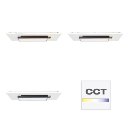 Brilliant - LED Stmívatelné stropní svítidlo HUTSON LED/60W/230V 3000-7100K 50x80 cm bílá + dálkové ovládání