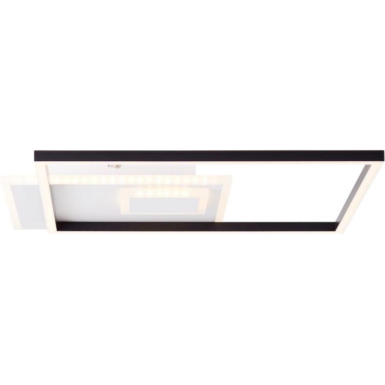 Brilliant - LED Stmívatelné stropní svítidlo IORGO LED/40W/230V 3000K 43,5x43,5 cm bílá/černá