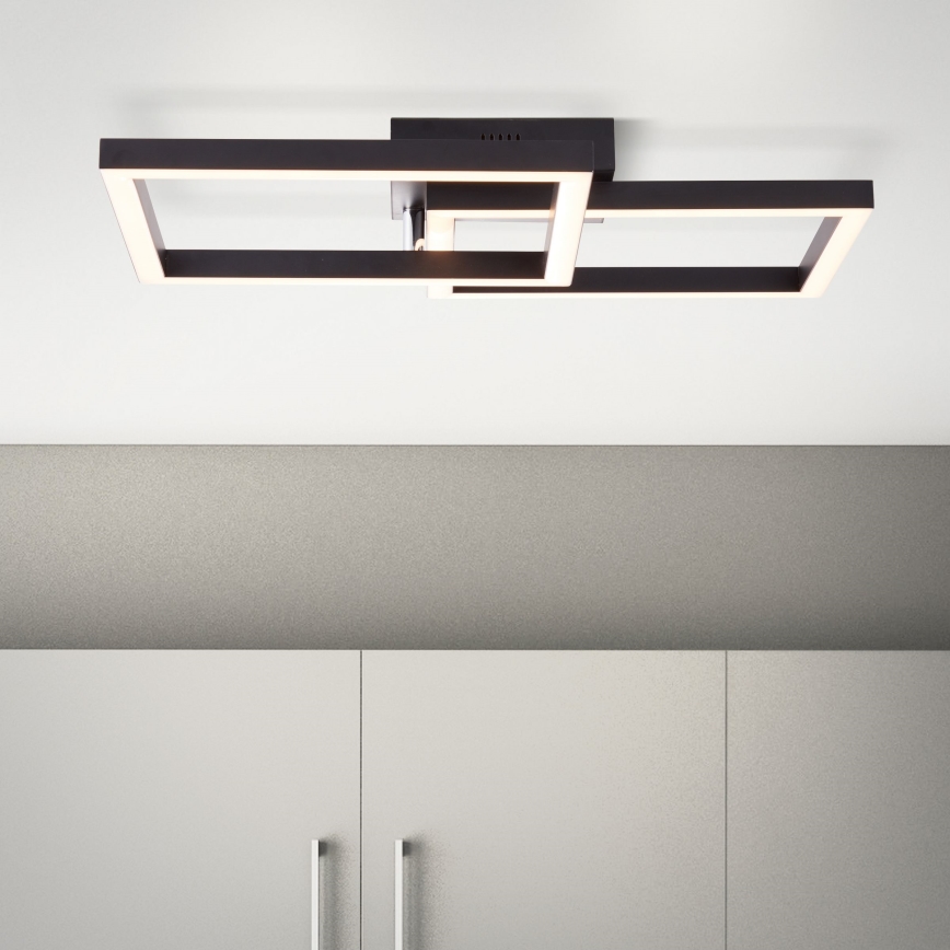 Brilliant - LED Stmívatelné stropní svítidlo KJORN LED/32W/230V 3000K černá
