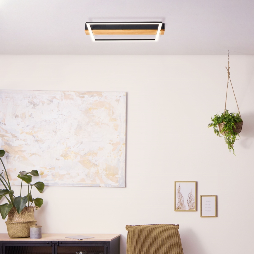 Brilliant - LED Stmívatelné stropní svítidlo LONEOS LED/24W/230V 3000K 45x40 cm - FSC certifikováno