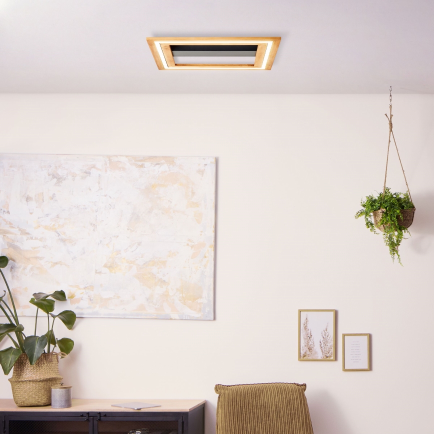 Brilliant - LED Stmívatelné stropní svítidlo RHEA LED/24W/230V 3000K 45x45 cm - FSC certifikováno