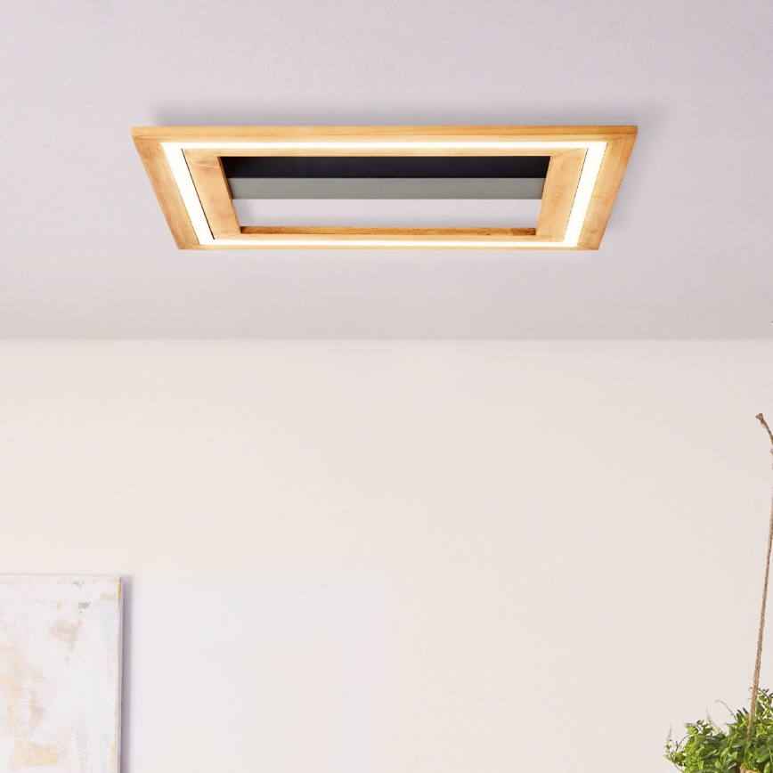 Brilliant - LED Stmívatelné stropní svítidlo RHEA LED/24W/230V 3000K 45x45 cm - FSC certifikováno