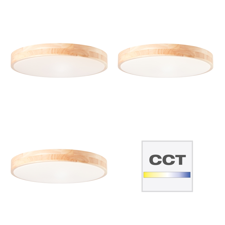 Brilliant - LED Stmívatelné stropní svítidlo SLIMLINE LED/60W/230V 3000-6500K pr. 45 cm gumovník + dálkové ovládání