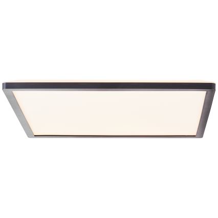 Brilliant - LED Stmívatelné stropní svítidlo SORELL LED/24/230V 3000-6500K 42x42 cm černá + dálkové ovládání