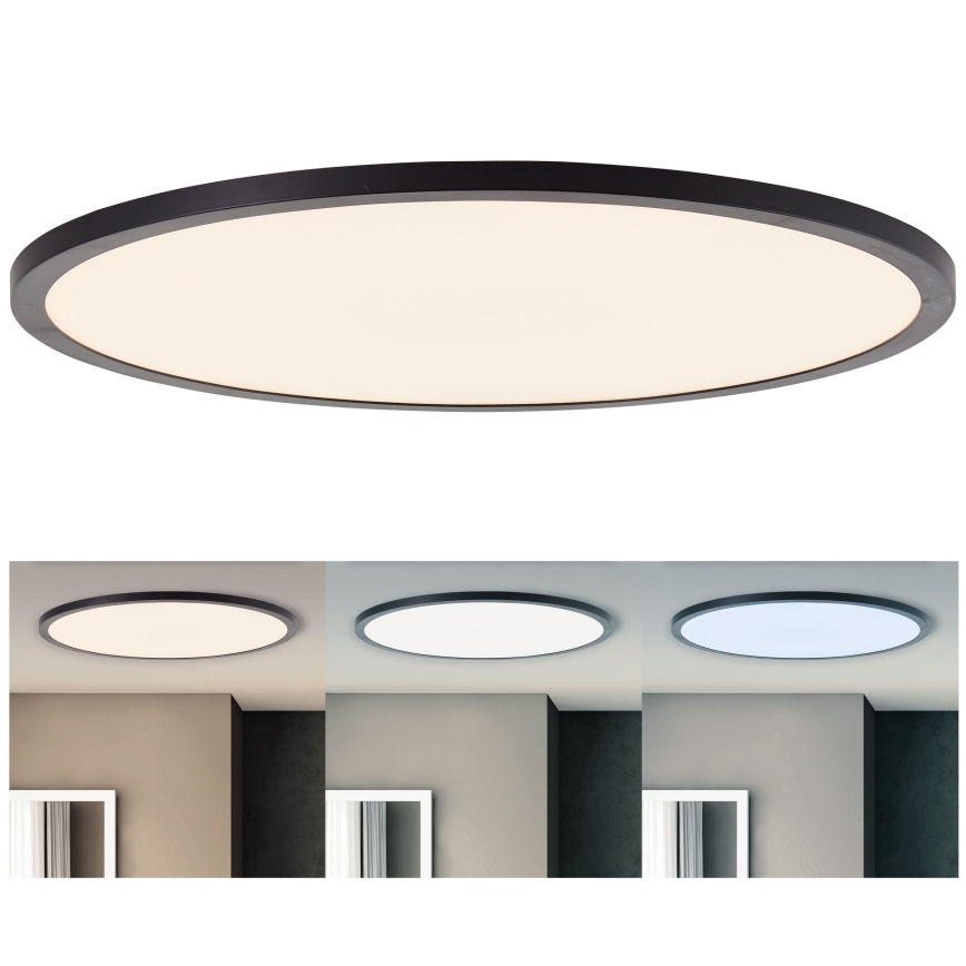 Brilliant - LED Stmívatelné stropní svítidlo TUCO LED/33W/230V 3000-6500K pr. 50 cm černá + dálkové ovládání