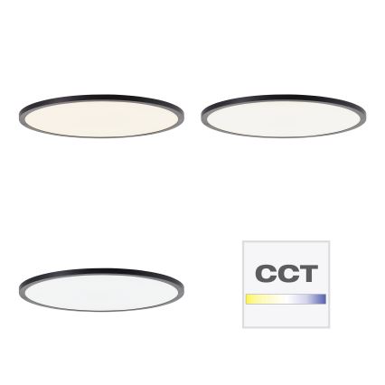 Brilliant - LED Stmívatelné stropní svítidlo TUCO LED/33W/230V 3000-6500K pr. 50 cm černá + dálkové ovládání