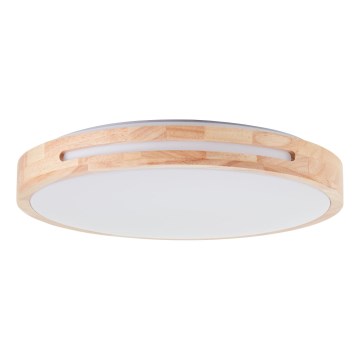 Brilliant - LED Stmívatelné stropní svítidlo WOODBURY LED/24W/230V pr. 39 cm gumovník - FSC certifikováno