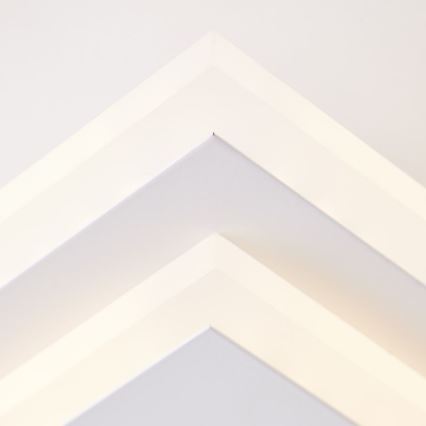 Brilliant - LED Stmívatelné stropní svítidlo IORGO LED/40W/230V 3000K 43,5x43,5 cm bílá/černá