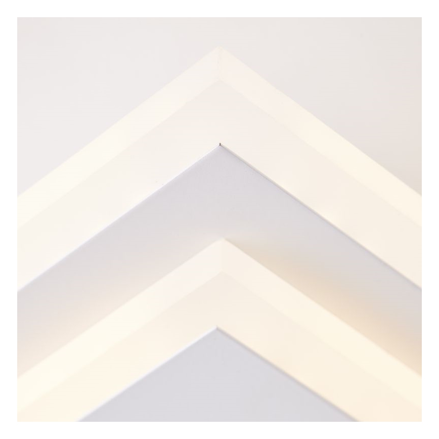 Brilliant - LED Stmívatelné stropní svítidlo IORGO LED/40W/230V 3000K 43,5x43,5 cm bílá/černá