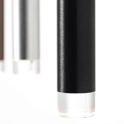 Brilliant - LED Stmívatelný lustr na lanku CEMBALO LED/32W/230V matný chrom/černá/hnědá