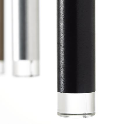 Brilliant - LED Stmívatelný lustr na lanku CEMBALO LED/60W/230V matný chrom/černá/hnědá