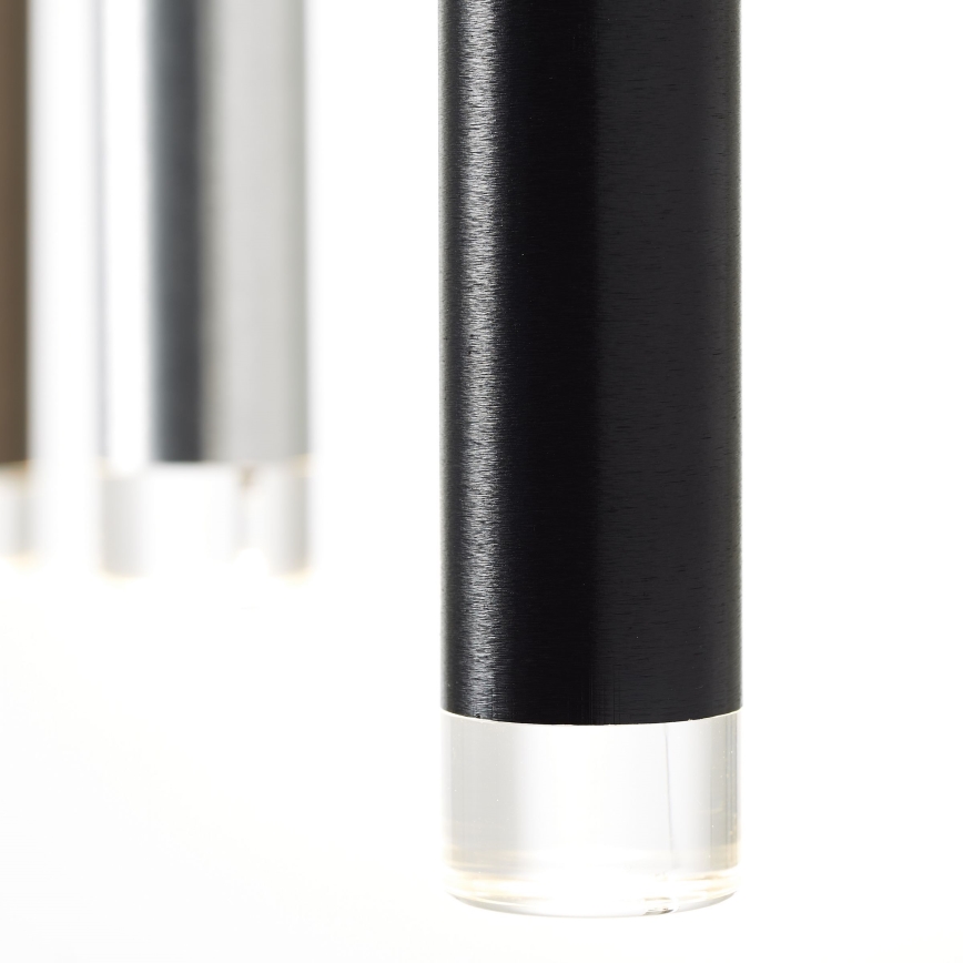 Brilliant - LED Stmívatelný lustr na lanku CEMBALO LED/60W/230V matný chrom/černá/hnědá