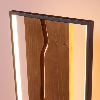 Brilliant - LED Stojací lampa THUNDER LED/18W/230V borovice