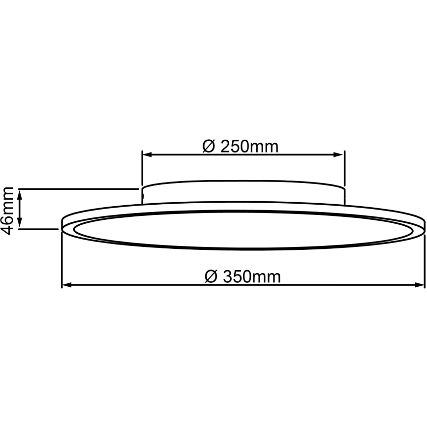 Brilliant - LED Stropní svítidlo BUFFI LED/24W/230V pr. 35 cm 4000K
