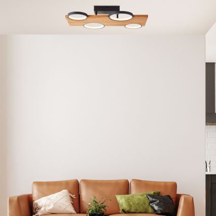 Brilliant - LED Stropní svítidlo CHEESY LED/28W/230V borovice - FSC certifikováno