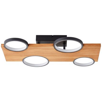 Brilliant - LED Stropní svítidlo CHEESY LED/28W/230V borovice - FSC certifikováno