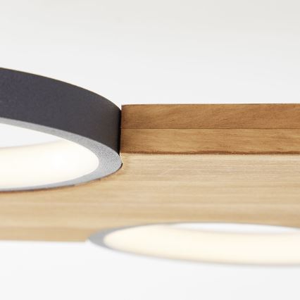 Brilliant - LED Stropní svítidlo CHEESY LED/28W/230V borovice - FSC certifikováno