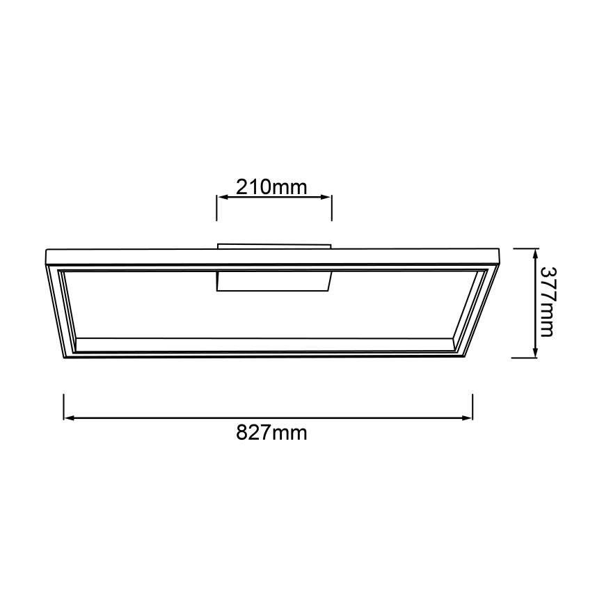 Brilliant - LED Stropní svítidlo DELGROSSO LED/24W/230V 3000K dub