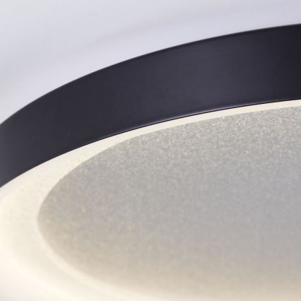 Brilliant - LED Stropní svítidlo QUITO LED/24W/230V 3000K pr. 33 cm černá