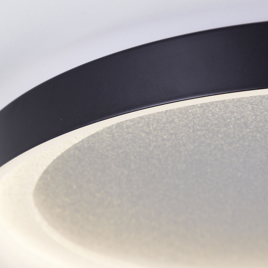 Brilliant - LED Stropní svítidlo QUITO LED/24W/230V 3000K pr. 33 cm černá