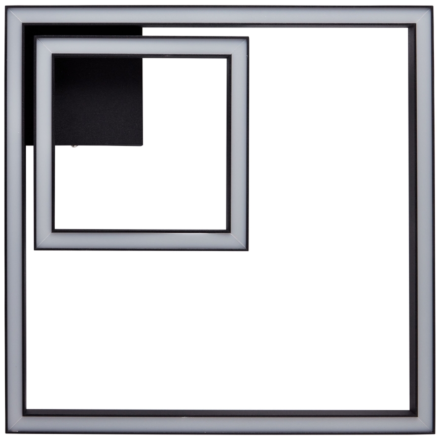 Brilliant - LED Stropní svítidlo QUON LED/24W/230V 3000K 40x40 cm černá