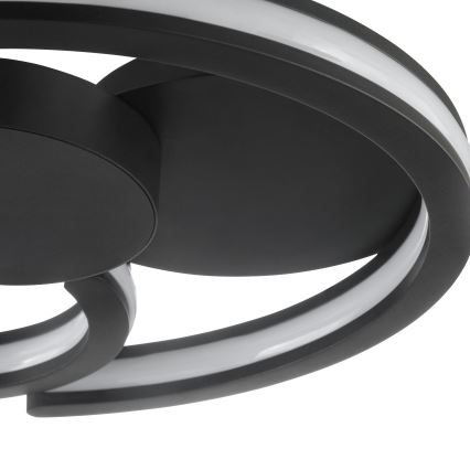 Brilliant - LED Stropní svítidlo REVOLA LED/33W/230V 3000/4000/6500K pr. 40 cm černá