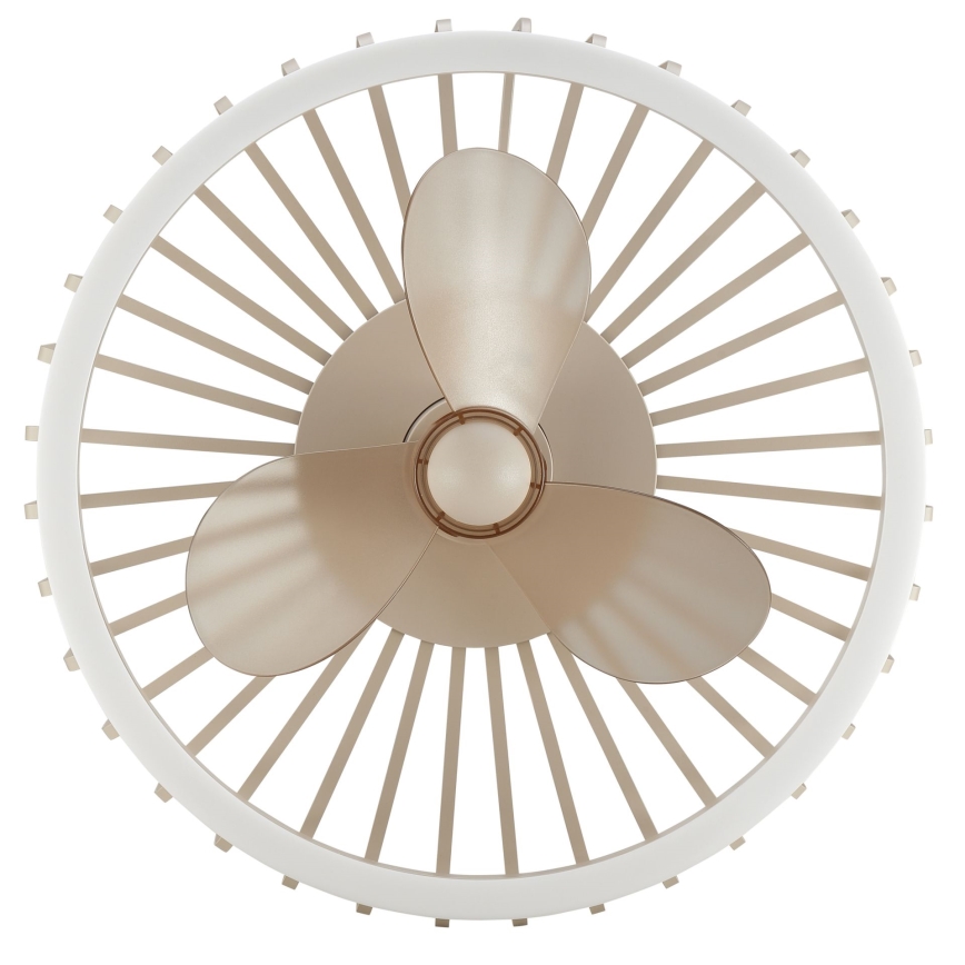 Brilliant - LED Stmívatelné stropní svítidlo s ventilátorem CAPO LED/36W/230V 2700-6500K pr. 48 cm béžová + dálkové ovládání