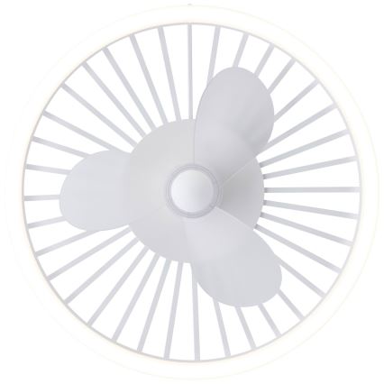 Brilliant - LED Stmívatelné stropní svítidlo s ventilátorem CAPO LED/36W/230V 2700-6500K pr. 48 cm bílá + dálkové ovládání