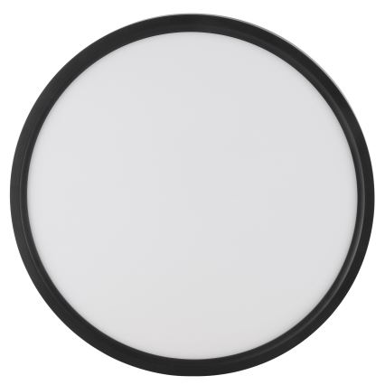 Brilliant - LED Stropní svítidlo se senzorem pohybu a soumraku GALO LED/26W/230V pr. 40 cm černá