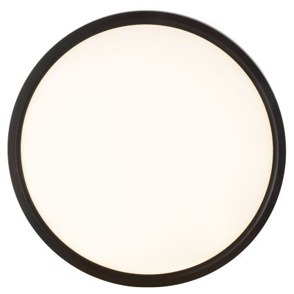 Brilliant - LED Stropní svítidlo se senzorem pohybu a soumraku GALO LED/26W/230V pr. 40 cm černá