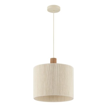 Brilliant - Lustr na lanku ARLO 1xE27/20W/230V pr. 35 cm krémová